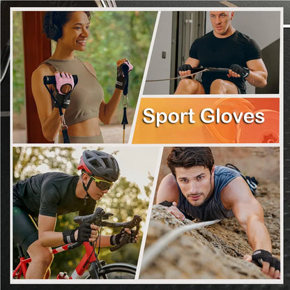 Gym Gloves with Wrist Protection, Non-Slip Weightlifting Gloves, Essential Fitness Equipment for Men & Women, Fitness Accessories, Crossfit Training Gear, Workout Accessories, Fitness Exercise Accessories