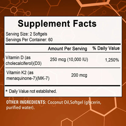 Vitamin D3 + K2
